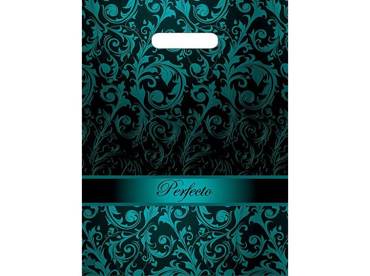 Мешок ПВД (выр.ручка) 370*300 (90мкр) Перфекто Ультрамарин